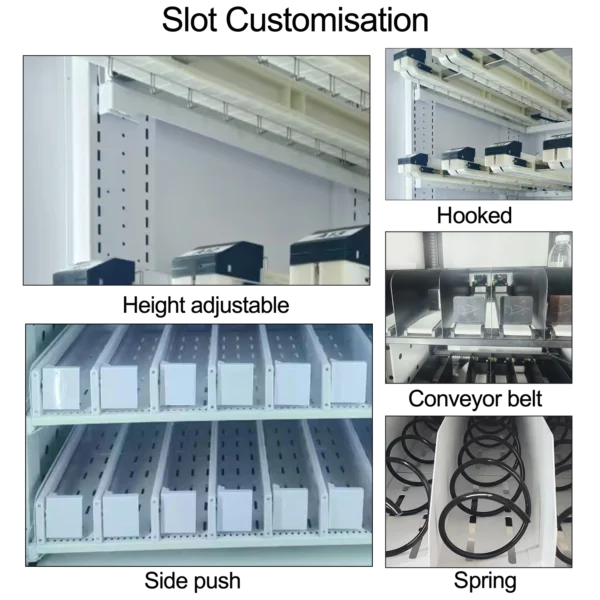 Vending machine slot